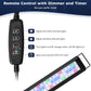 Tatub 16W LED Aquarium Light for 24"-30" Fish Tank, Full Spectrum Fish Tank Light with White Blue Red Green LEDs, 10 Levels of Brightness，Timer Auto On/Off