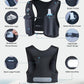Running Vest for Women Men, USA Original Patent, Adjustable Chest Straps Running Hydration Vest with 500ml Soft Flask, Lightweight Reflective Hydration Backpack for Marathon