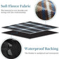 G GOOD GAIN Waterproof Picnic Blankets- Extra Large Outdoor Blanket Foldable, Beach Blanket with PU Handles, Sand-Proof Picnic Mat for Hiking, Camping, Lawn, Park, Grass. Blue Check