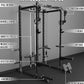 Eonfit E2 Power Cage，1500LB Squat Rack with Cable Crossover System.Multi-Function Power Rack for Home Gum.All-in-One Squat Rack with More Training Attachments