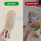 Cat Steam Brush for Shedding, Steam Brushes for Indoor Cats, 4 In 1 Rechargeable Cat Grooming Brush,Anti-Static, Massage, Cleaning, Shedding & Combing