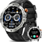 Smart Watches for Men, Bluetooth Call Military Smart Watch, Waterproof Fitness Tracker with Heart Rate/Blood Oxygen/Sleep Monitor/124 Sports Modes, Tactical Watch for Android Phones & iPhone (Silver)