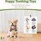SHARLOVY Puppy Rope Toy, Dog Rope Toy for Small Dogs, Puppy Teething Toys, Cotton Interactive Tug of War Dog Toy for Puppies Boredom, Dog Chew Toys for Aggressive Chewers Small Breed