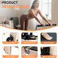 Professional Pilates Reformer Machine with Jumpboard, Reformer Box & Foot Straps – Studio-Grade Wood Frame Equipment for Home Workouts, Adjustable Resistance & Smooth Glide System