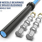 7ft Olympic Barbell Bar 45LB Load 1500lbs Capacity Available, for Gym Home Exercises, Weightlifting, Powerlifting for 2" Olympic Plates