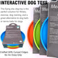 Dog Flying Disc, 3 Pcs Competition Dog Flyer Toy, Soft Indestructible Rubber Lightweight Flying Discs Toy for Dogs - Floats On Water, Gentle On Teeth and Gums