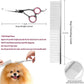 Pet Grooming kit, Professional Rechargeable Cordless Dog Grooming Clippers Kit Low Noise Electric Hair Trimming Clippers Set with Comb Guides, Stain Steel Scissors, Nail Kits and Popular groomi