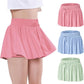 EXARUS Girls Butterfly Shorts Flowy Dance Skirt Cheer Skorts Athletic Tween Clothes Teen Preppy Outfits Flutter Kids