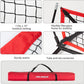 7'X7' Baseball Softball Practice Net,Pitching Net,Batting Net,with Baseball Tee,Bonus Strike Zone and Bow Frame,for Hitting,Pitching, Catching