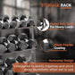 Ritafer 350-550 lbs Hex Weight Dumbbell Set with Rack 5-50 lbs Hand Weights for Strength Training for Home Gyms Rubber Iron Coated Dumbbells Exercise & Fitness Equipment to Training Strength Muscle