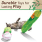 KittiVeggi 2-Pack Organic Silvervine Catnip Substitute Toys for Cats & Kittens | 100% All-Natural Wild Harvested Silvervine | 2 Refillable Vegetable Kicker Cat Toys