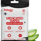 2% Chlorhexidine Wipes for Dogs 3X Larger | Yeast Infection Ringworm Fungus Hot Spot Itch Relief | Medicated Antibacterial Antifungal Extra Gentle Soothing Topical Wipes for Dog Cat | 50 Wipes