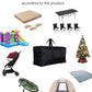 Extra Large Storage Duffle Bag with Zippers and Handles, Big Foldable Duffle Bag for Travel