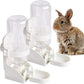 kathson 2PCS Rabbit Water Bottle, 17oz Hanging Water Fountain Automatic Dispenser No Leak WaterFeeder for Bunny Chinchilla Guinea Pig Hedgehog Ferret
