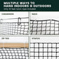 Sports Netting,Golf Practice Net Hitting Net with 33Feet Nylon Rope Also for Baseball, Hockey, Soccer, LAX and More - 10x10ft/10x15ft/10x20ft/10x25ft/10x30ft/10x40ft/10x50ft