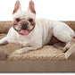 INVENHO Orthopedic Medium Dog Beds for Medium Dogs, Waterproof, Egg-Crate Foam Dog Couch Bed with Washable Removable Cover, Waterproof Lining and Nonskid Bottom
