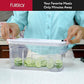 Fullstar All-in-1 Vegetable Chopper and Mandoline Slicer for Kitchen - Cheese Grater, French Fry Cutter, Cheese Slicer - Bonus Handheld Spiralizer Included (6 in 1, Black/White)