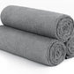 Orighty Gym Towels, Highly Absorbent Sweat Towels, Soft and Quick Drying Gym Towel for Daily Use, Multi-Purpose Towel for Sport, Salon, Spa, Hotel, 16 x 27 Inch, Grey, 3 Pack