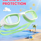 Kids Swim Goggles,Swimming Goggles for Kids 6-14, Anti-Fog UV Protection Pool Glasses for Boys Girls