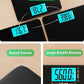 Scale for Body Weight 560lbs Digital High Capacity Bathroom Weighing Bath Scale for Heavy People Weigh Scale with Wide Platform Large LCD Display Batteries Included Black