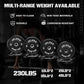Power Cage, 2000LBS Multi-Function C21 Power Rack with Dual Pulley Cable Crossover System, All-in-One Squat Rack with More Training Attachments