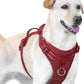 No Pull Dog Harness, Reflective Puppy Vest for Small Medium Large Sized Dog(Burgundy Red,XL)