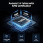 Tablet 10 Inch Android 14 Tablet, 16GB RAM 128GB ROM, 1TB Expansion, Octa-core, Large Capacity Battery, 5MP + 8MP Dual Camera, 5G/2.4G WiFi, Bluetooth 5.0, GPS, Drop-Proof Case - Black (Black)