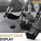 Hockey Stick Display Holder Wall Mount, Hockey Stick Storage Rack, Ice Hockey Stick Hangers for Hockey Room Decor Boys, Supports Vertical、Diagonal、Horizontal Display- Black