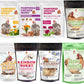 Pampered Chicken Mama Chicken Treat for Hens 8 Pounds Sampler Bundle: 8 Different Treats in One Box! - Grubs, Dried Mealworms, Cracked Corn, Oyster Shell, & Duck Feed