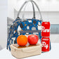 FlowFly Insulated Lunch Cooler Bag - Tote Bag Organizer for Women/Men, Owl