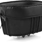 Dog Bike Basket Mountain Bike Shopping Basket Portable Cat and Dog Carrier for Bike Front Crossbar with Sponge Liner ty Strap (Black)