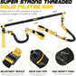 Pilates Bar Kit with Resistance Bands for Working Out, 210lbs Heavy Resistance Bands with Handles, Pilates Equipment with Resistance Band Bar for Men Women, at Home Gym Full Body Workout Equipment
