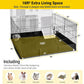Aivituvin Pet Playpen Guinea Pig Cage Small Animal Rabbit Exercise Pen with Waterproof Floor Liner - Extension Playpen ONLY
