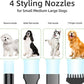 PetLife Professional 5.2HP Dog Dryer with Heater, high Velocity Dog Hair Dryer, Low Noise Grooming Blower for Dogs, Adjustable Pet Force Dryer for Home and Salon Use