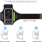 GUZACK Running Armband for iPhone 16 15 14 13 Pro Max, Galaxy S25 S24 S23 S22, with Card Slot & Key Pockets, Running Phone Holder, Fit Up to 6.9 Inches Phone - Size S (Smaller Arm 9-14 in)