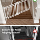 Grownsy Baby Gate for Stairs- No Bottom Bar, Adjustable Width 32” to 48” for Child and Pet, Dog Gate with Auto-Close & One-Hand Operation, Screw-in Installation for Doorways and Indoor Use