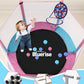 BLUERISE Trampoline 55IN 6FT Toddler Trampoline for Kids Indoor Outdoor Play for Kids Trampoline Basketball Hoop Attachment with Enclosure Net Easy to Assemble Outdoor Indoor Trampoline