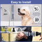 Dog Shower Attachment, Dog Shower With Metal Diverter, Pet Shower Attachment for Fast and Easy Dog Bathing, 3 Spray Modes One-Button Switch 8-Foot Hose For Indoor and Outdoor