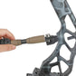 AMEYXGS Archery Bow Stabilizer for Compound Bow, 3K Carbon Fiber 6", 8", 10", 12" 15" Rods, Damping System, Weights Kit, Single Side V-Bar Mount,Quick Disconnect