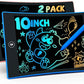 TEKFUN Kids Toys,10in 2 Pack LCD Writing Tablet Coloring Doodle Drawing Board Pad for Kids with Stylus, Car Trip Educational Toys Easter Toys Birthday Gift for Toddlers 3 4 5 6 7 Kids Girls Boys