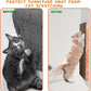 Cat Scrather Box with 4 pcs Large Scratching Cardboard and Toy Ball, Catnip, 4 in 1 Large Refillable & Reversible Cat Scratcher Pad, Cardboard Cat Bed for Big Medium Small Lazy Kitty