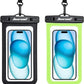 Hiearcool Waterproof Phone Pouch,Waterproof Phone Case for iPhone 17 16 15 14 13 Pro Max Plus up to 8.3",IPX8 Cellphone Dry Bag for Beach Cruise Travel Black&Olive Green-2Pack