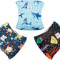 CuteBone Dog Diapers Male Washable Belly Band for Male Dogs Wraps 3pcs a Pack DM28M