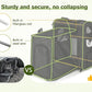 Pecute Pet Carrier Backpack, Dog Carrier Backpack, Expandable with Breathable Mesh for Small Dogs Cats Puppies, Pet Backpack Bag for Hiking Travel Camping Outdoor Hold Pets Up to 18 Lbs