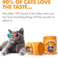 Hairball Treatment for Cats Natural Remedy with Apple Pomace, Psyllium Husk Omega 3 6 Fatty Acids Zinc Biotin Cat Supplement for Indoor Cats Promotes Healthy Digestion Furball Control 100 Yummy Chews