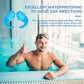 LYSIAN Reusable Swimmer Earplugs for Women Men 2 Pairs with Nose Clip, Water Proof Silicone Ear Plugs for Summer Swimming, Showering, Surfing, Water Sports and Sleeping
