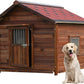 Outdoor Dog House for Large Breed Dogs with Removable Floor&Roof, Heavy Duty Pet House, Weatherproof Warm Dog House Outside, 2XL