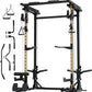 MAJOR FITNESS Drone3 Power Rack, Multi-Function Home Gym Squat Rack with Pull-Up Bar, Cable Crossover & J-Hooks, Heavy-Duty Steel Frame for Maximum Stability & Strength Training