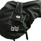 Majestic Ally Nylon Waterproof Fleece Lined Ride On English Saddle Cover-Multiple Color (Black)