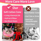 Cat Cone Collar Soft, Cat Recovery Collar for Wound Healing Cute Donut Adjustable Cones to Stop Licking Comfortable Lightweight Neck Elizabethan for Kittens After Surgery